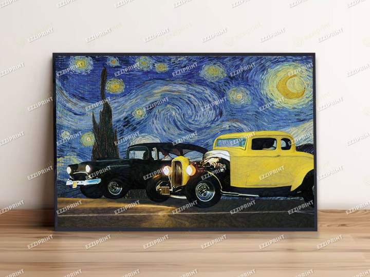 American Graffiti Classic Car The Starry Night Poster