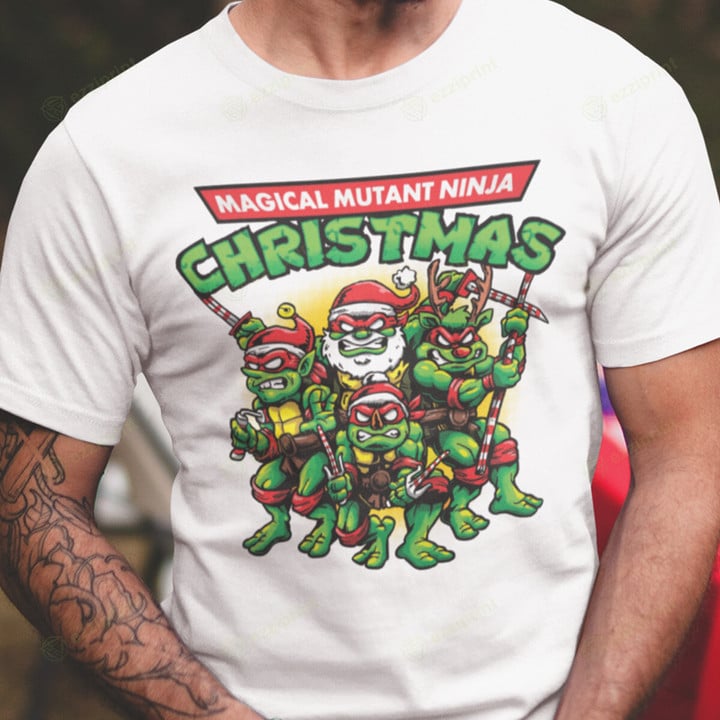 Magical Mutant Ninja Christmas Teenage Mutant Ninja Turtles T-Shirt