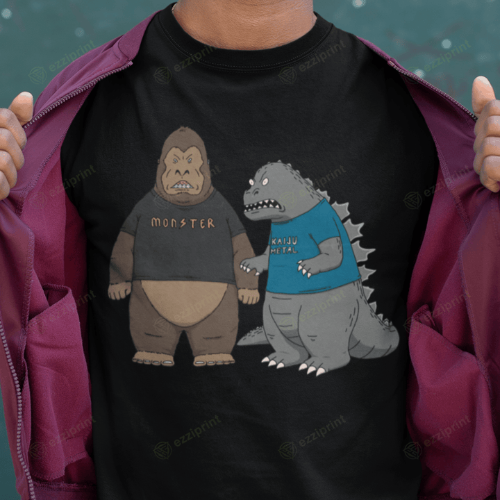 Bekong and Buttzilla Beavis and Butt-Head Godzilla T-Shirt