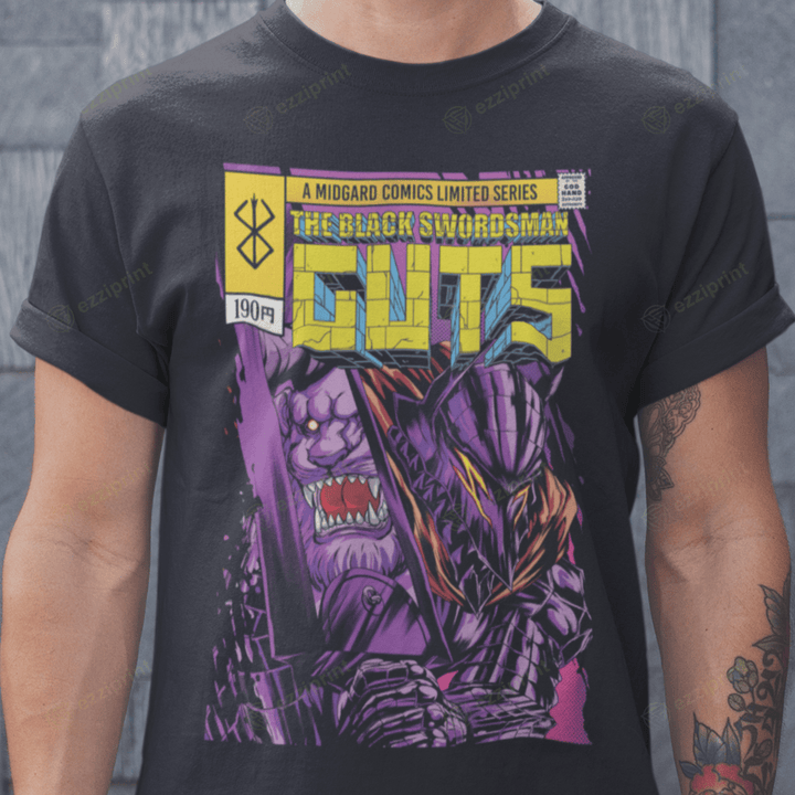 Black Swordman Guts Berserk T-Shirt
