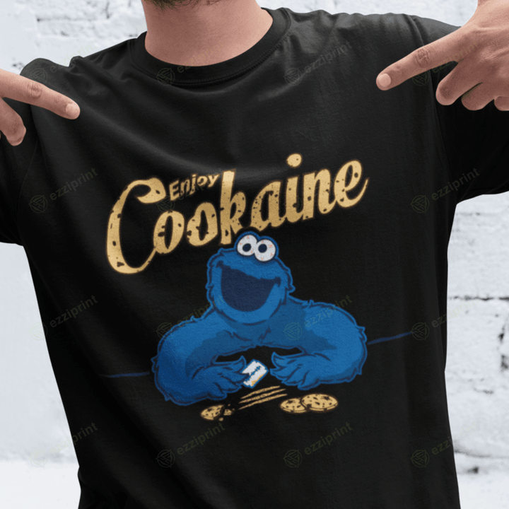 Enjoy Cookaine Cookie Monster The Muppets T-Shirt