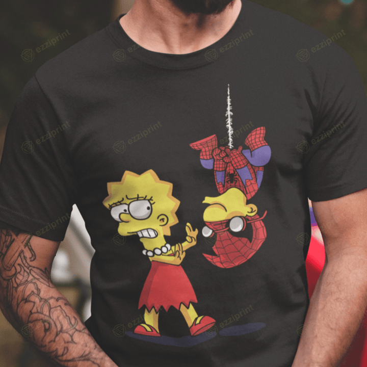 Spider Ugh Siper Man The Simpsons Mashup T-Shirt