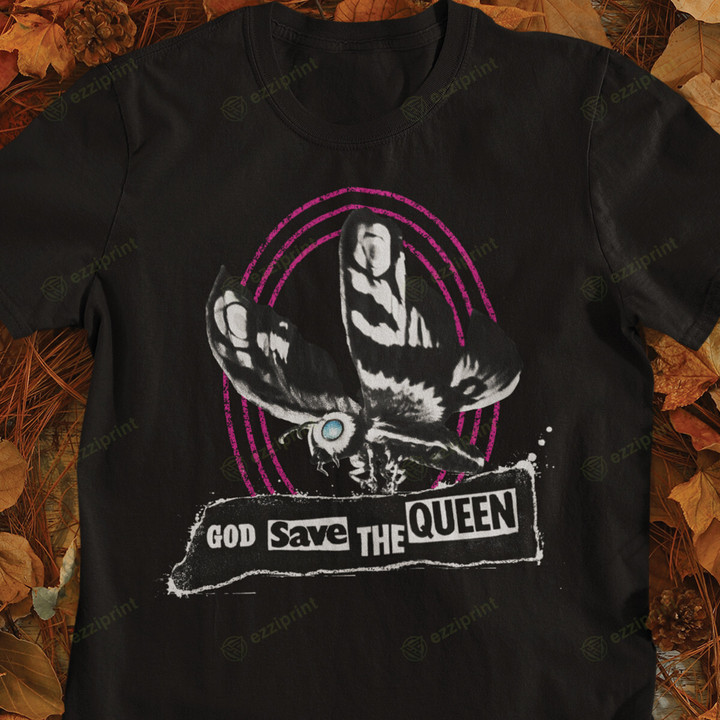 God Save the Queen Godzilla T-Shirt