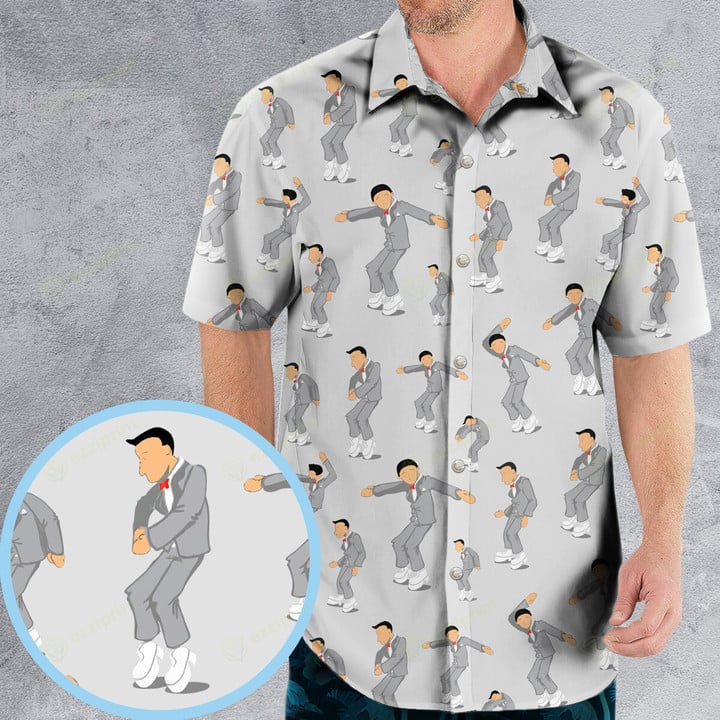 Pee-wee Herman Dance Pattern Hawaiian Shirt