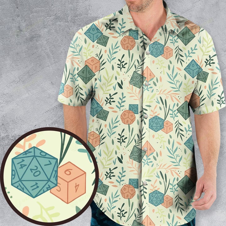 Dice Plants DnD Hawaiian Shirt