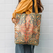 Geometric Leaves Boho Hippie Accessories Tote Bag