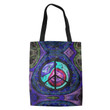 Hippie Peace The Earth Hippie Accessories Tote Bag