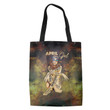 April Girl Hippe Beautiful Peace Love Hippie Accessories Tote Bag