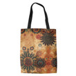 Sun Flower Vintage Hippie Accessories Tote Bag