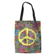 Folower Pattern Hippie Accessories Tote Bag