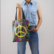 Folower Pattern Hippie Accessories Tote Bag
