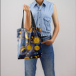 Hippie Sun Flower Pattern Hippie Accessories Tote Bag