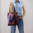 Psychedelic Pattern Hippie Accessories Tote Bag