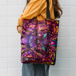 Psychedelic Pattern Hippie Accessories Tote Bag
