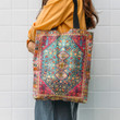 Boho Heritage Oriental Vintage Traditional Moroccan Style Hippie Accessories Tote Bag