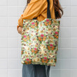 Flower Bufterfly Hippie Pattern Hippie Accessories Tote Bag