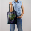 Love Hippie Bufterfly Pattern Hippie Accessories Tote Bag