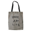 Where Is My Mind Trippy Hippie Accessories Tote Bag