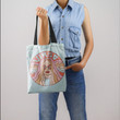 Virgo Girl Hippie Accessories Tote Bag