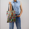 Flower Color Hippie Pattern Hippie Accessories Tote Bag