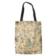 Wildflower Diagram Fleurs II by Adolphe Millot XL 19th Century Science Textbook Hippie Accessories Tote Bag
