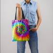 Hippie Butterfly ty dye Hippie Accessories Tote Bag