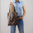 Flower Power Hippie Seamless Pattern Hippie Accessories Tote Bag