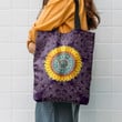 Mandala Sun Flower Hippe Hippie Accessories Tote Bag