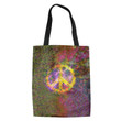 Hippie Peace Pattern Hippie Accessories Tote Bag