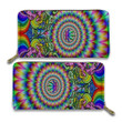 Hippie Psychedelic Leaves Pattern Hippie Accessorie Woman Purse