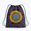 Mandala Sun Flower Hippe Hippie Accessorie Drawstring Backpack