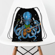 Hippie Octopus Smoking Hippie Accessorie Drawstring Backpack