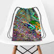 Trippy Hippie Psychedelic Hippie Accessorie Drawstring Backpack