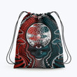 Skull Hippie Eyes Hippie Accessorie Drawstring Backpack