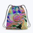 Hippie Colorfun Heart Hippie Accessorie Drawstring Backpack