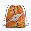 Retro butterfly 70s Hippie Accessorie Drawstring Backpack