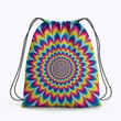 Evaporated Coatings Hippie Accessorie Drawstring Backpack