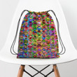 Misc Hippie Pattern Colors Hippie Accessorie Drawstring Backpack