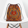 Psychedelic 70s Aesthetic Hippie Accessorie Drawstring Backpack