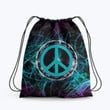 Hippie Smoke Color Pattern Hippie Accessorie Drawstring Backpack