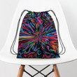 Psychedelic Hippie Accessorie Drawstring Backpack