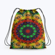 Trippy Hippie Mandala Bufterfly Hippie Accessorie Drawstring Backpack