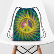 Mo Peace Hippie Accessorie Drawstring Backpack