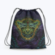 Love Hippie Bufterfly Pattern Hippie Accessorie Drawstring Backpack