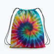 Tie Dye Pattern Hippie Accessorie Drawstring Backpack