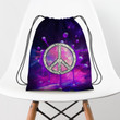 Hippie paint Color Hippie Accessorie Drawstring Backpack
