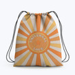 Universal Love and Sunshine Hippie Accessorie Drawstring Backpack