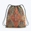 Geometric Leaves Boho Hippie Accessorie Drawstring Backpack