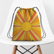 Sun Rays Hippie Accessorie Drawstring Backpack