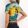 Peace Love Girl Yoga Hippie Crop Top